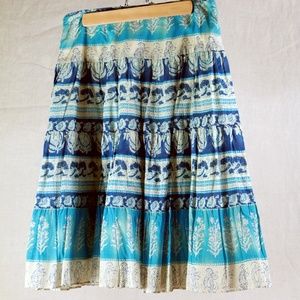 BOHO Ralph Lauren CHAPS DENIM skirt sz 4